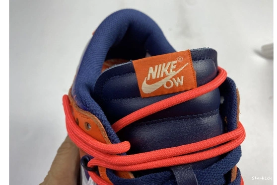 Perple CT0856-801 O-W Dunk SB White Nike  x Orange Low 0325